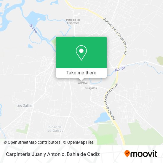 Carpinteria Juan y Antonio map