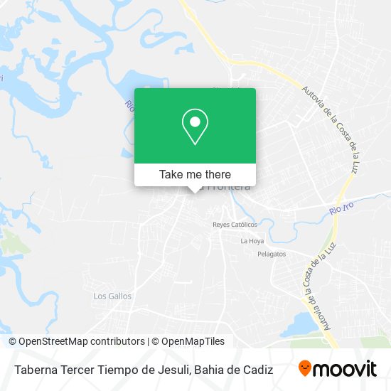 Taberna Tercer Tiempo de Jesuli map