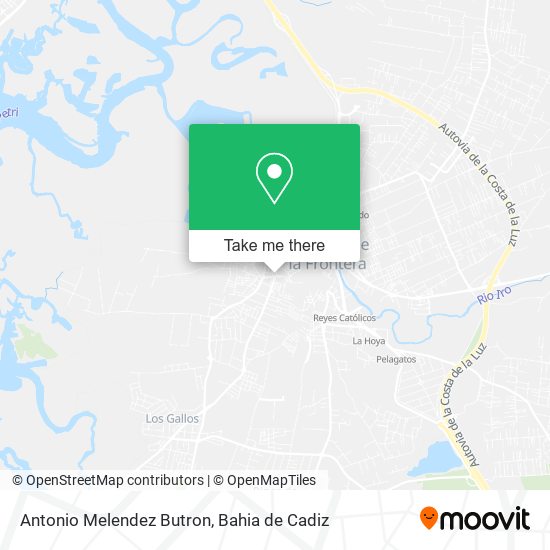 Antonio Melendez Butron map
