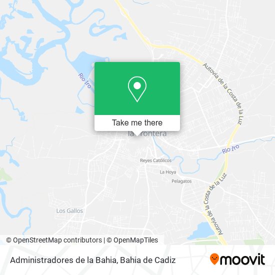 Administradores de la Bahia map