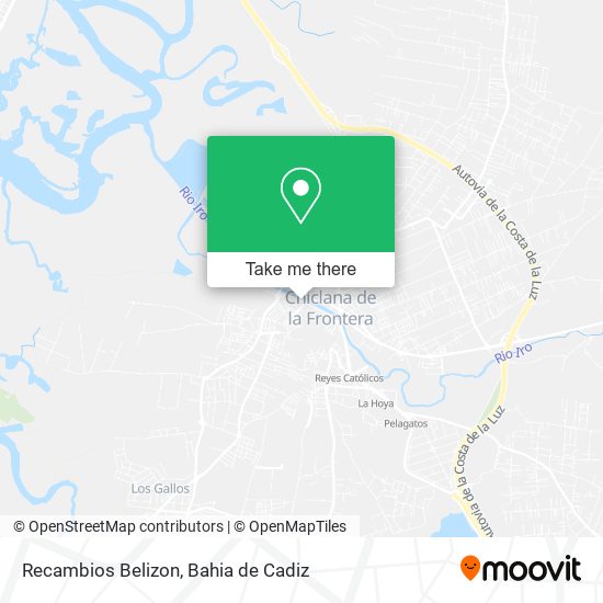 Recambios Belizon map