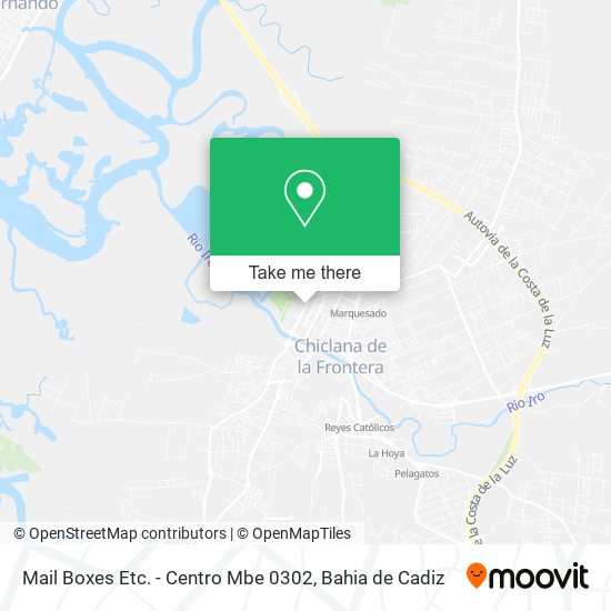 Mail Boxes Etc. - Centro Mbe 0302 map