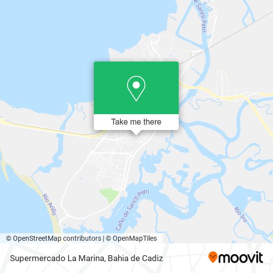 mapa Supermercado La Marina
