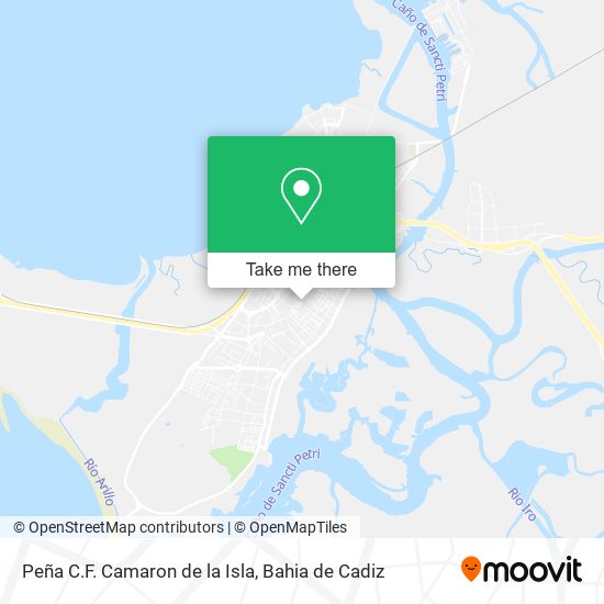 Peña C.F. Camaron de la Isla map