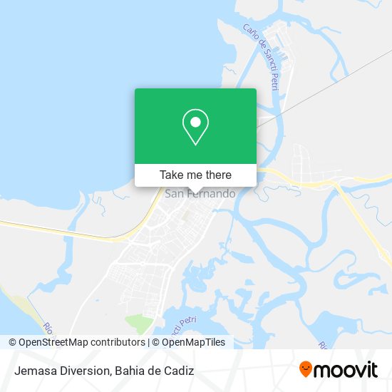 Jemasa Diversion map