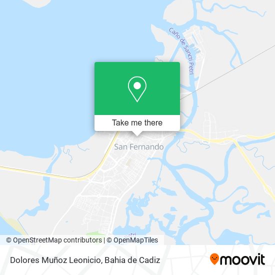 Dolores Muñoz Leonicio map