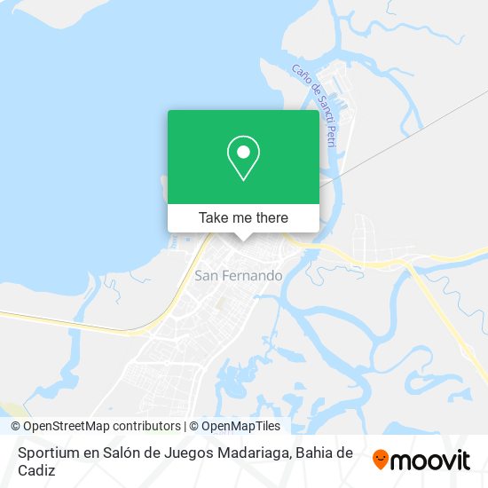 Sportium en Salón de Juegos Madariaga map