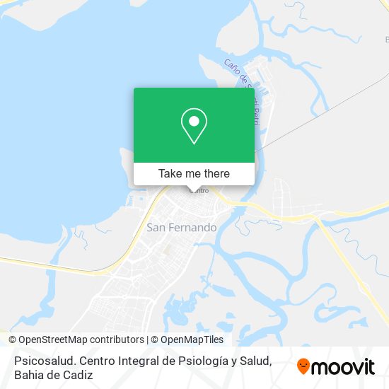 Psicosalud. Centro Integral de Psiología y Salud map