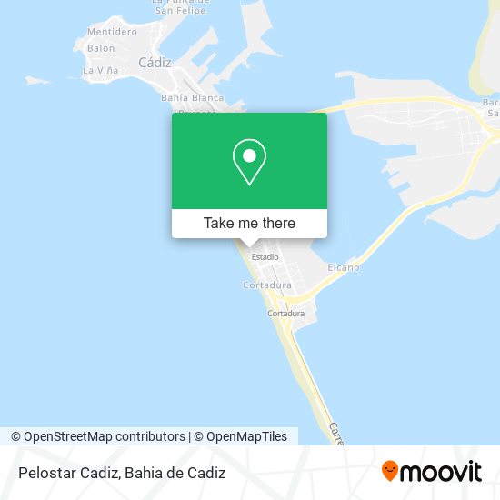 mapa Pelostar Cadiz