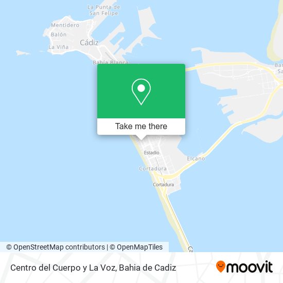 Centro del Cuerpo y La Voz map