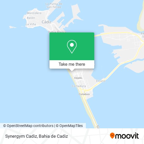 Synergym Cadiz map