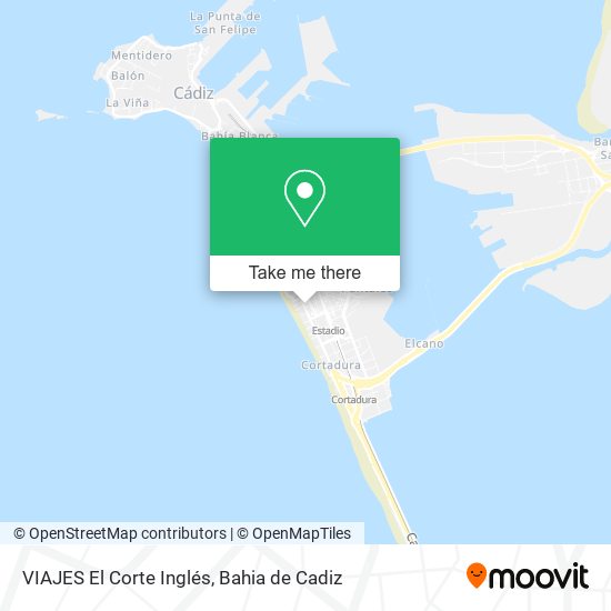 VIAJES El Corte Inglés map