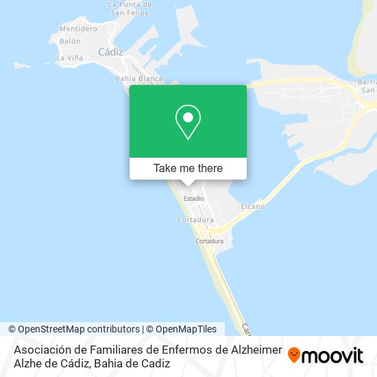 Asociación de Familiares de Enfermos de Alzheimer Alzhe de Cádiz map