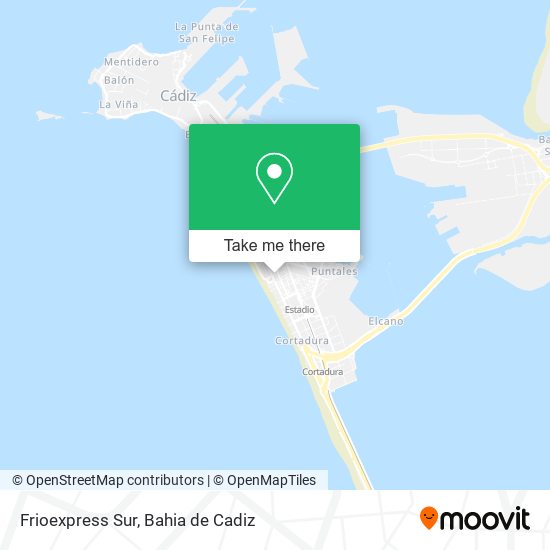 Frioexpress Sur map