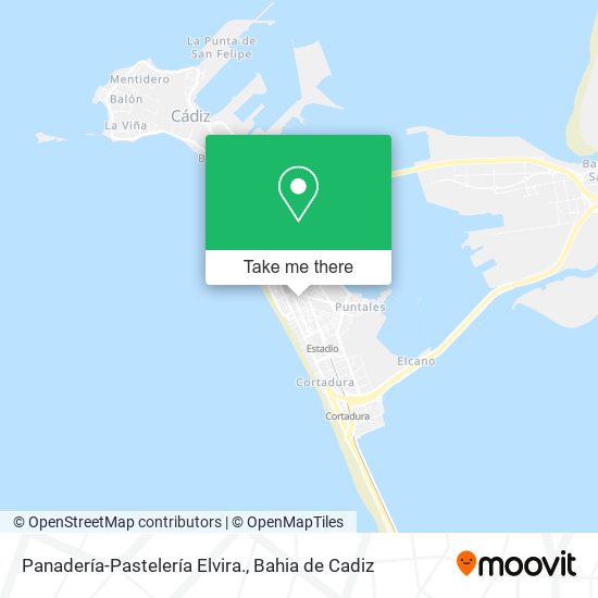 Panadería-Pastelería Elvira. map