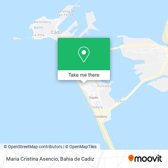 Maria Cristina Asencio map