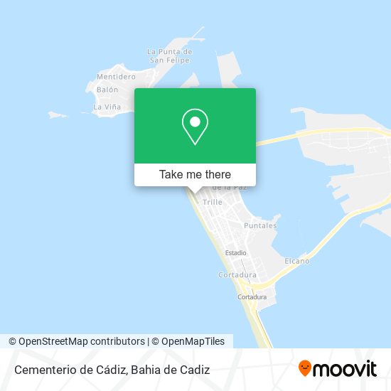Cementerio de Cádiz map