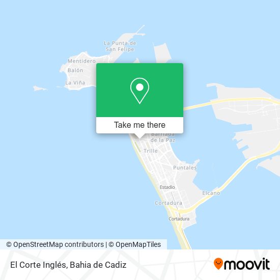 El Corte Inglés map