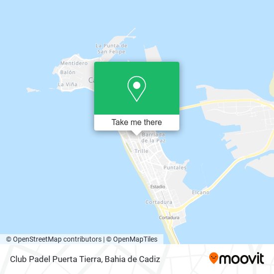 mapa Club Padel Puerta Tierra