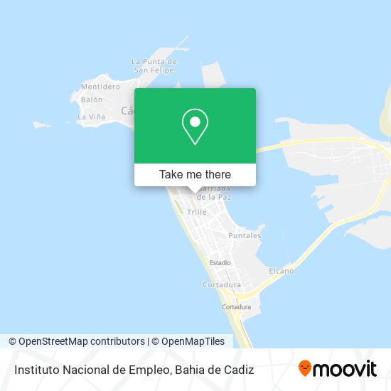 Instituto Nacional de Empleo map