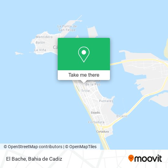 El Bache map