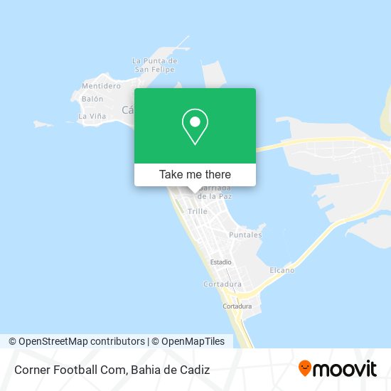 mapa Corner Football Com