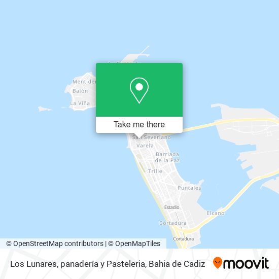 Los Lunares, panadería y Pasteleria map