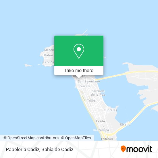 Papeleria Cadiz map