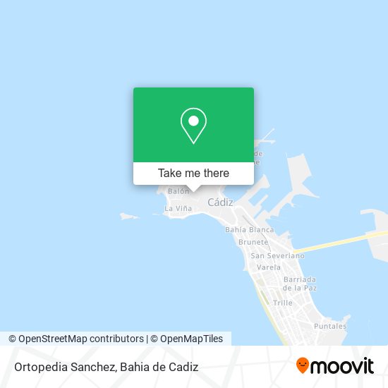 Ortopedia Sanchez map