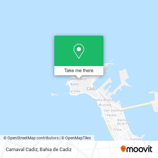 Carnaval Cadiz map