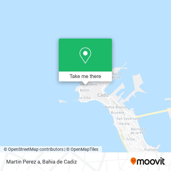 Martin Perez a map