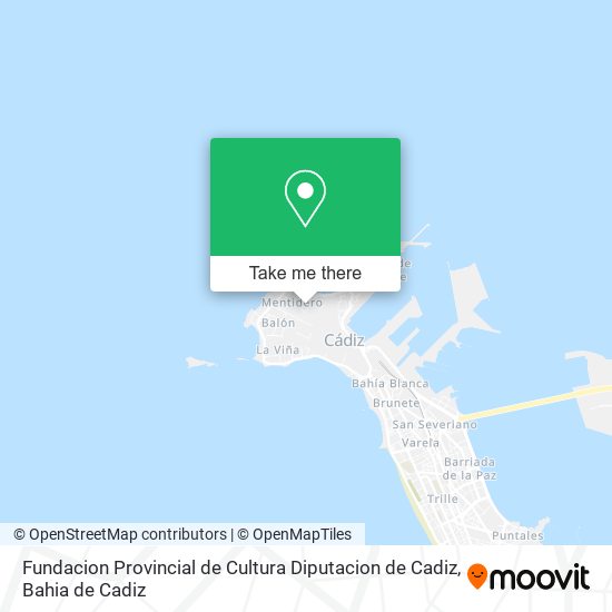 Fundacion Provincial de Cultura Diputacion de Cadiz map