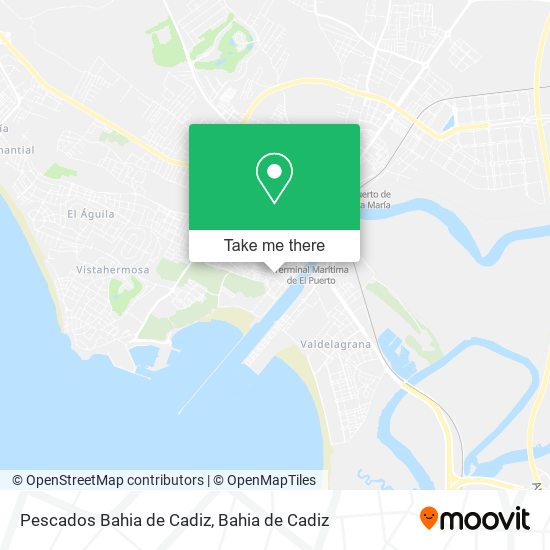 Pescados Bahia de Cadiz map