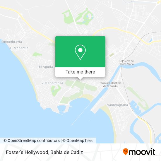 mapa Foster's Hollywood