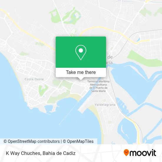 K Way Chuches map