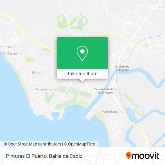 Pinturas El Puerto map
