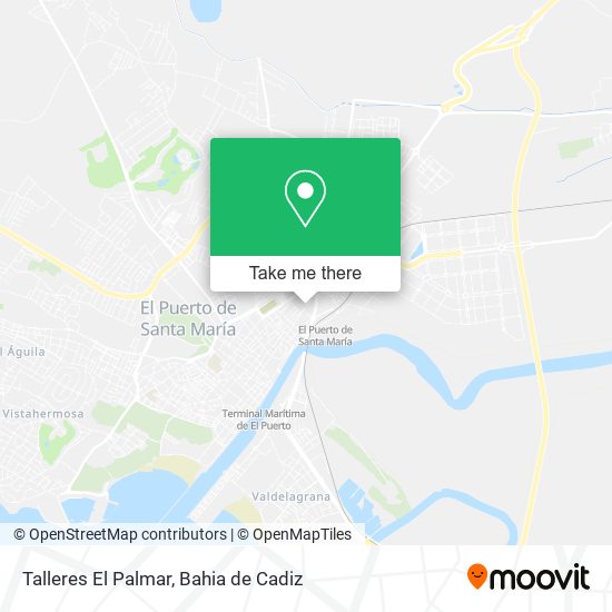 Talleres El Palmar map