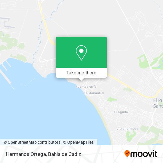 Hermanos Ortega map