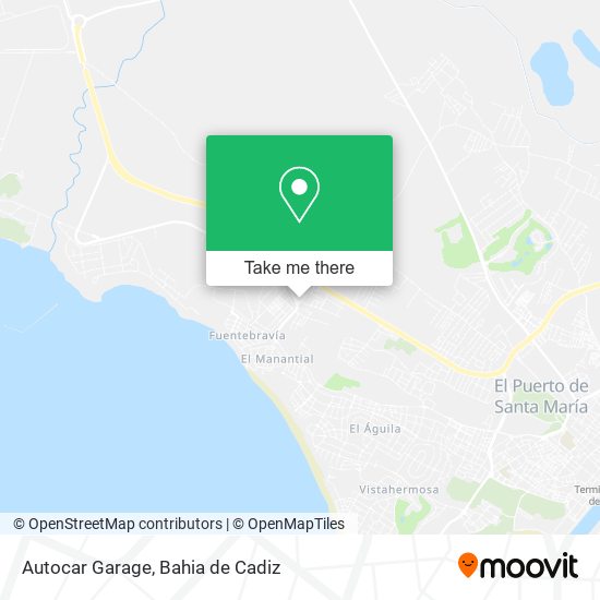 mapa Autocar Garage