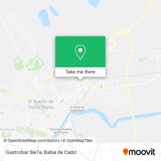 Gastrobar Sie7e map