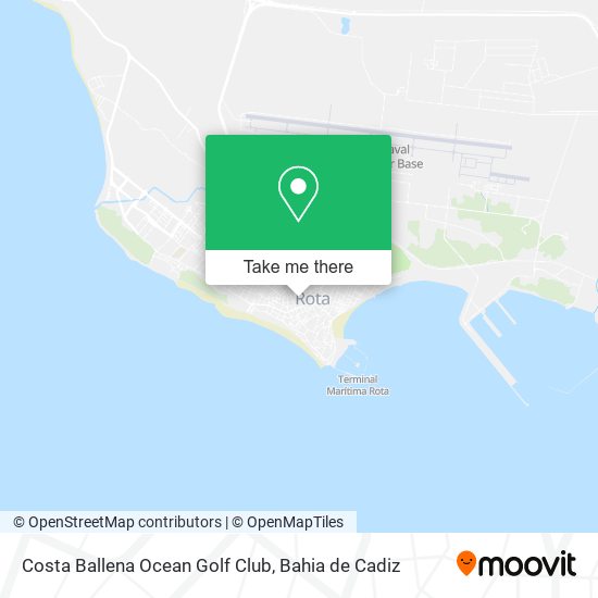 Costa Ballena Ocean Golf Club map