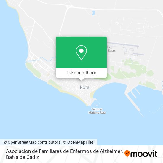 mapa Asociacion de Familiares de Enfermos de Alzheimer