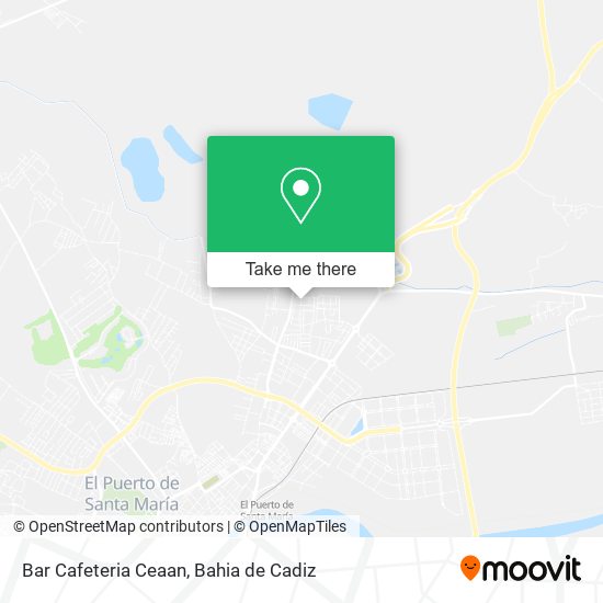 Bar Cafeteria Ceaan map