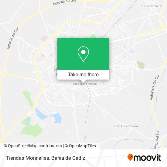 Tiendas Monnalisa map