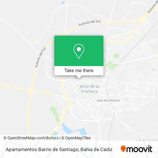 mapa Apartamentos Barrio de Santiago