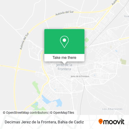 mapa Decimas Jerez de la Frontera