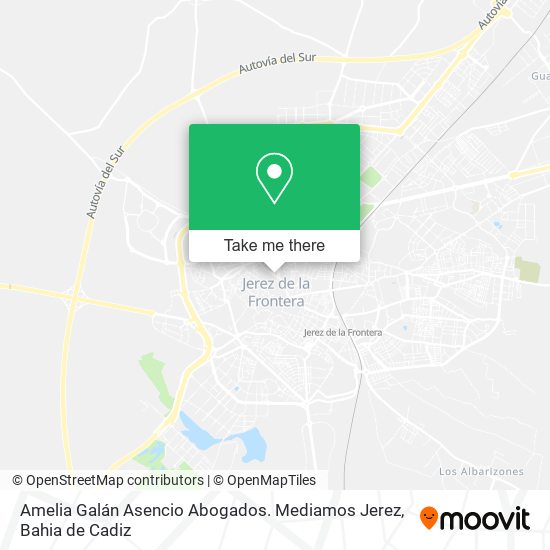 Amelia Galán Asencio Abogados. Mediamos Jerez map