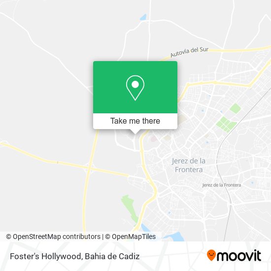 Foster's Hollywood map