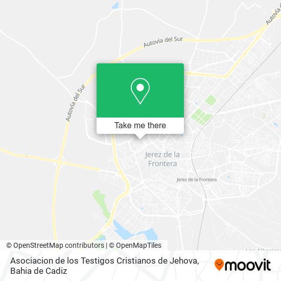 mapa Asociacion de los Testigos Cristianos de Jehova