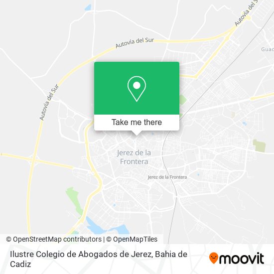 Ilustre Colegio de Abogados de Jerez map